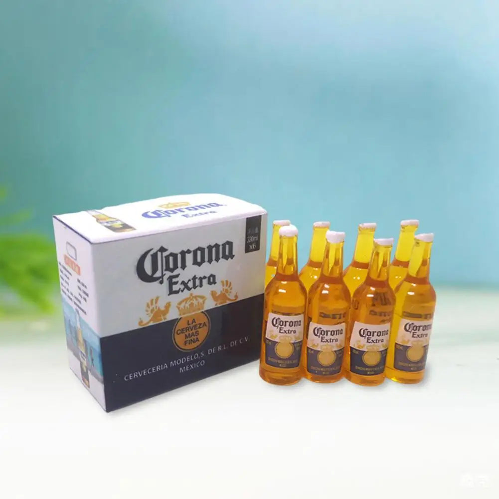 Mini Dollhouse Miniature Drinks Bottles of Beer Model Box in USA