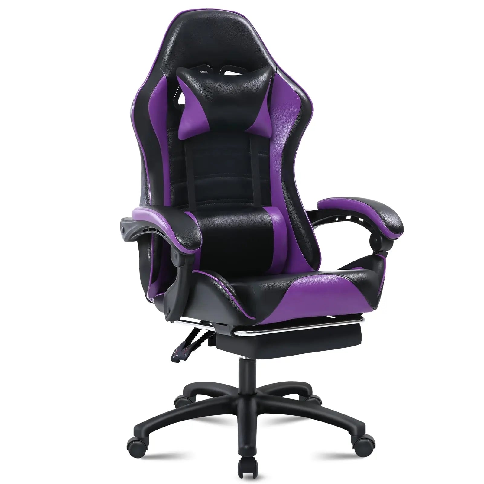 Ergonomic Gaming Chair with Footrest, PU Leather IN USA.