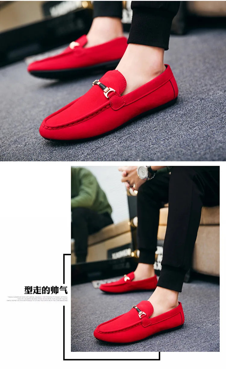 Slip-on Loafers Men Soft Driving Moccasins High Quality in USA