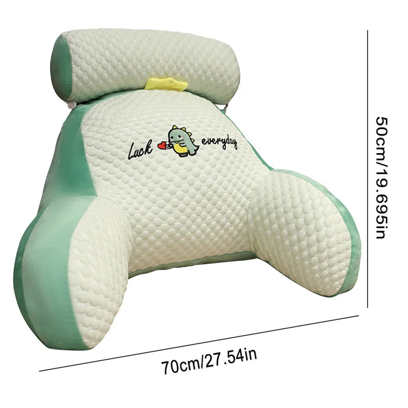 Triangular Reading Pillow Bedside Large Backrest Waist in USA.