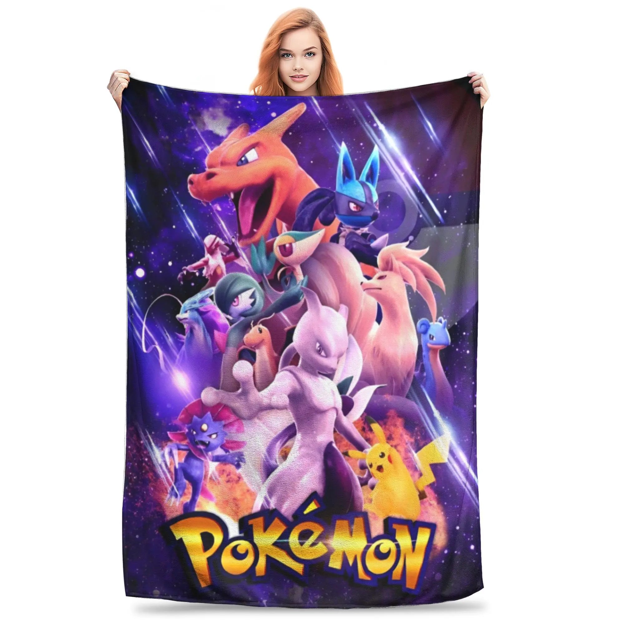 Pokemon Characters Pikachu Blanket Multiple Sizes in USA.