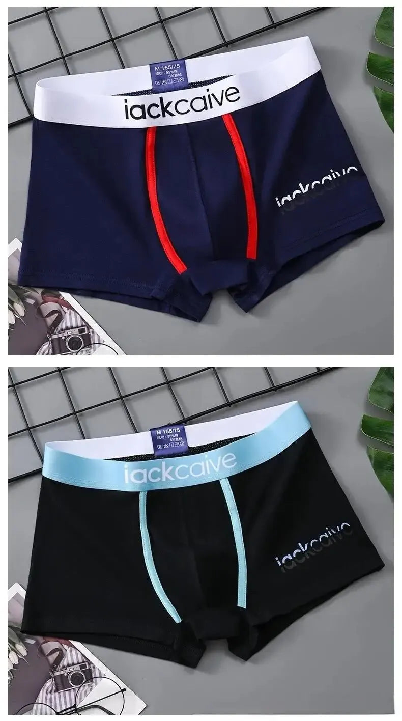 Men's Underwear Boxers Cotton Underpants Male Sexy Pantie in USA