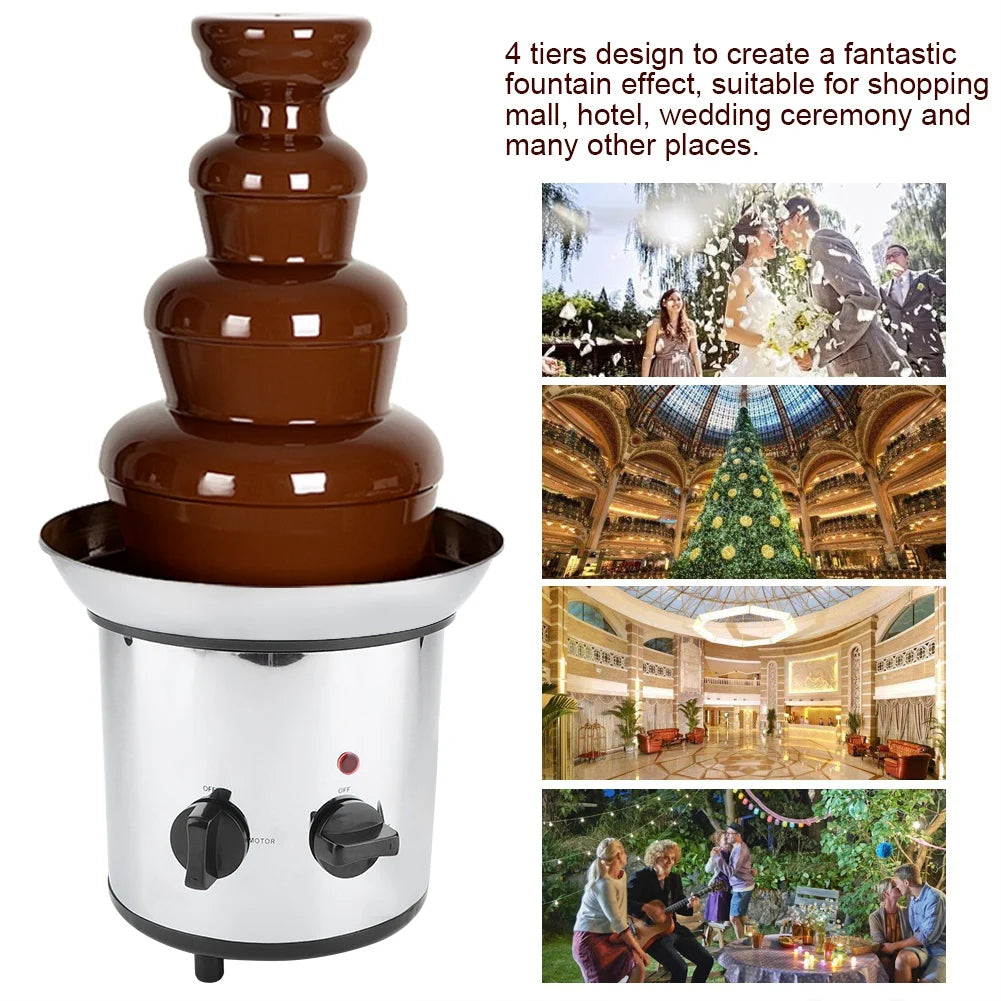 Electric Chocolate Melting Machine Fondue Maker Fountain in USA