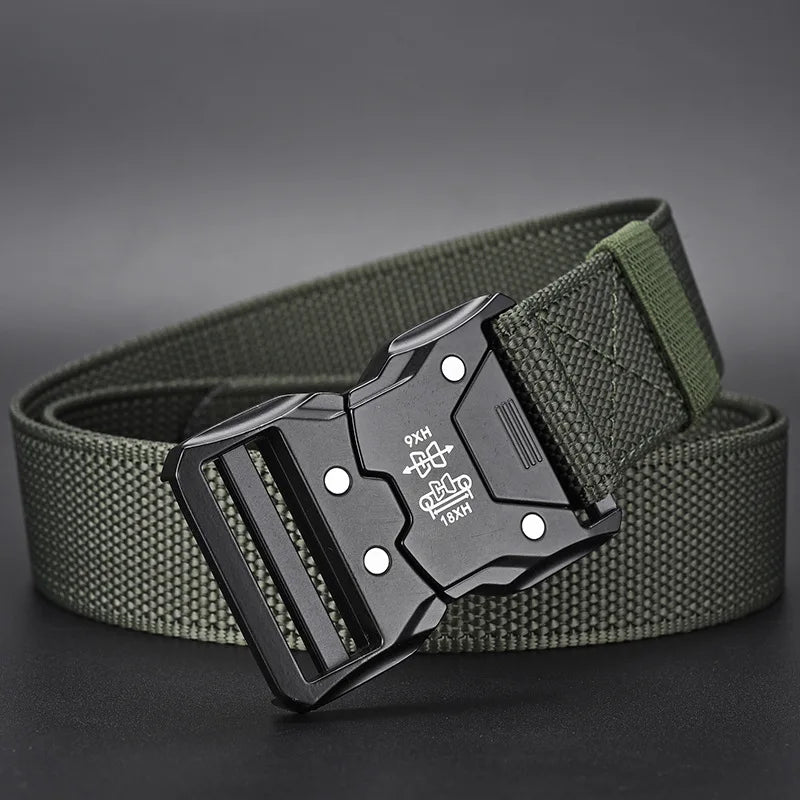 Tactical Waist Belt - Durable Automatic Buckle, in USA