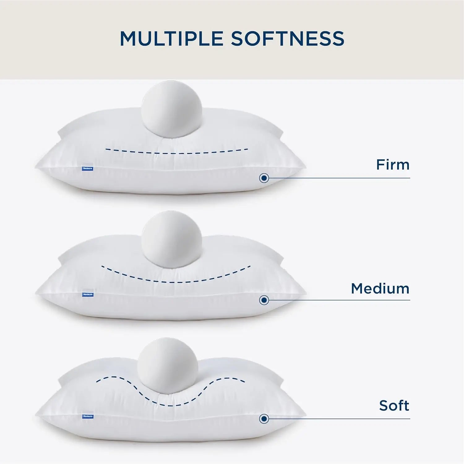 Bedsure Premium Down Alternative Hotel Bed Pillows