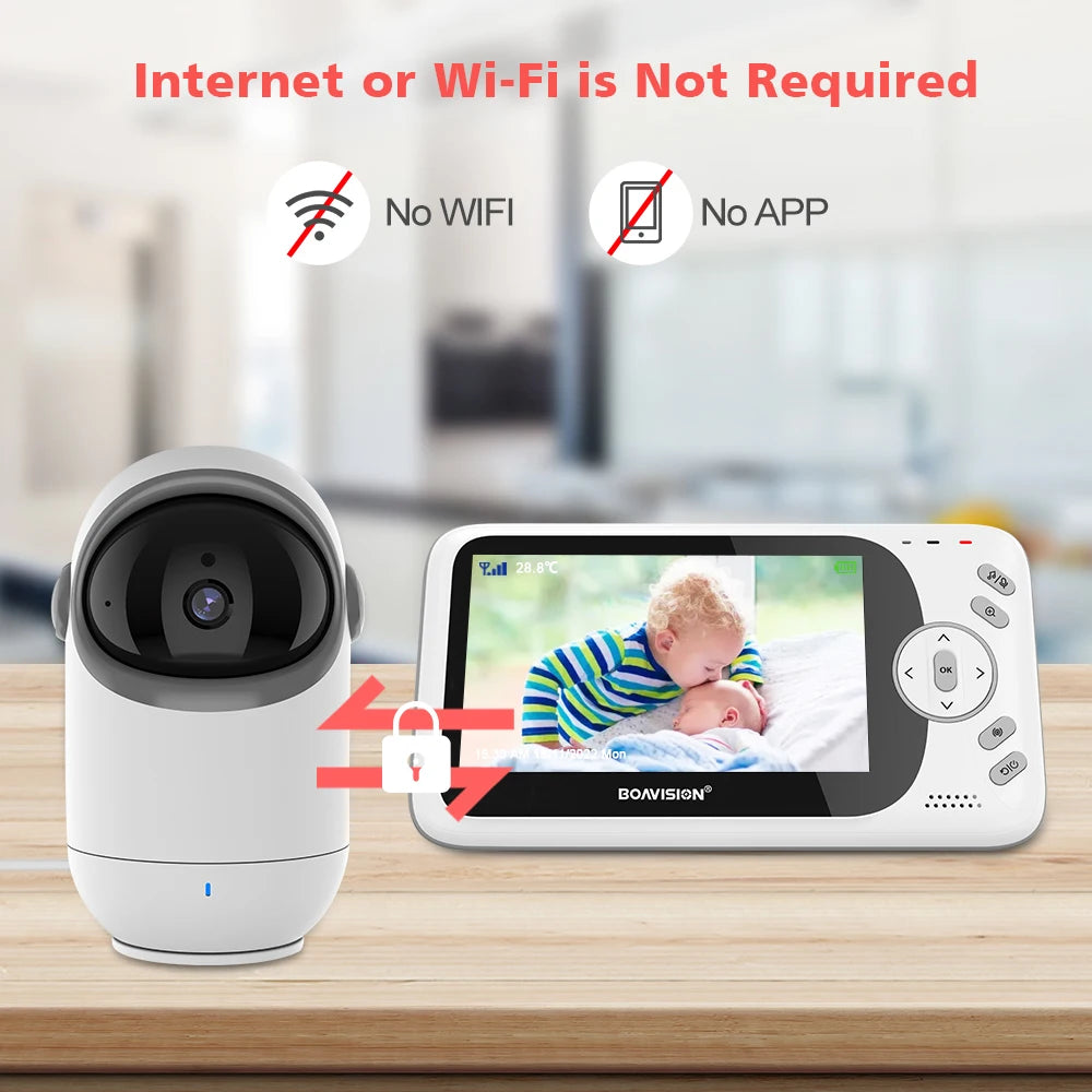 Baby Monitor Pan Wireless Night Security Camera IN USA.