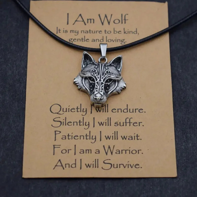 Norse wolf Viking Celtics Necklace Men/Women in USA