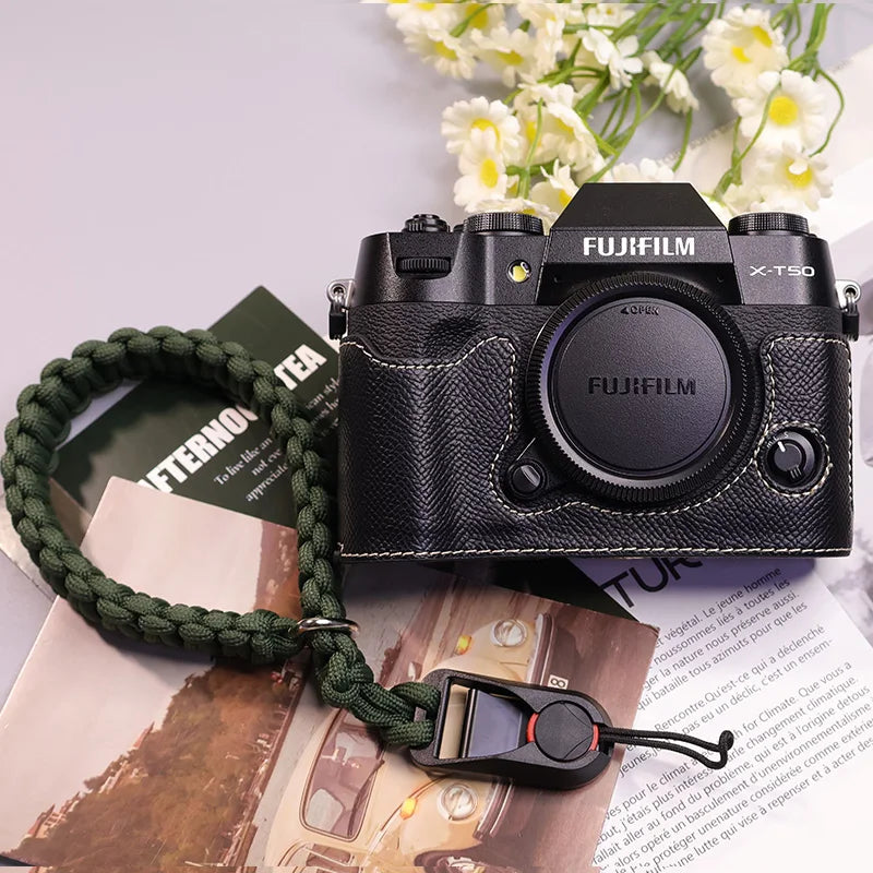 Suitable for Fuji X-T50 camera leather base micro single retro in USA.