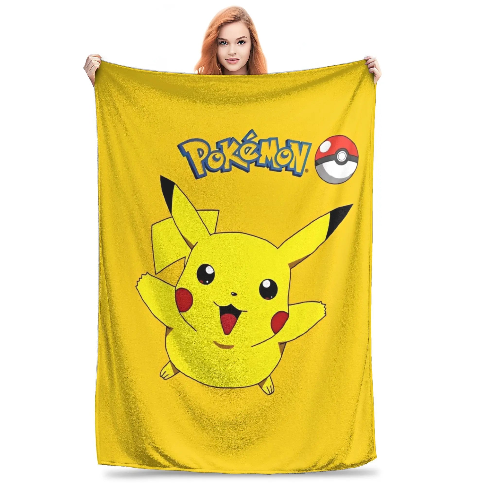 Pokemon Characters Pikachu Blanket Multiple Sizes in USA.