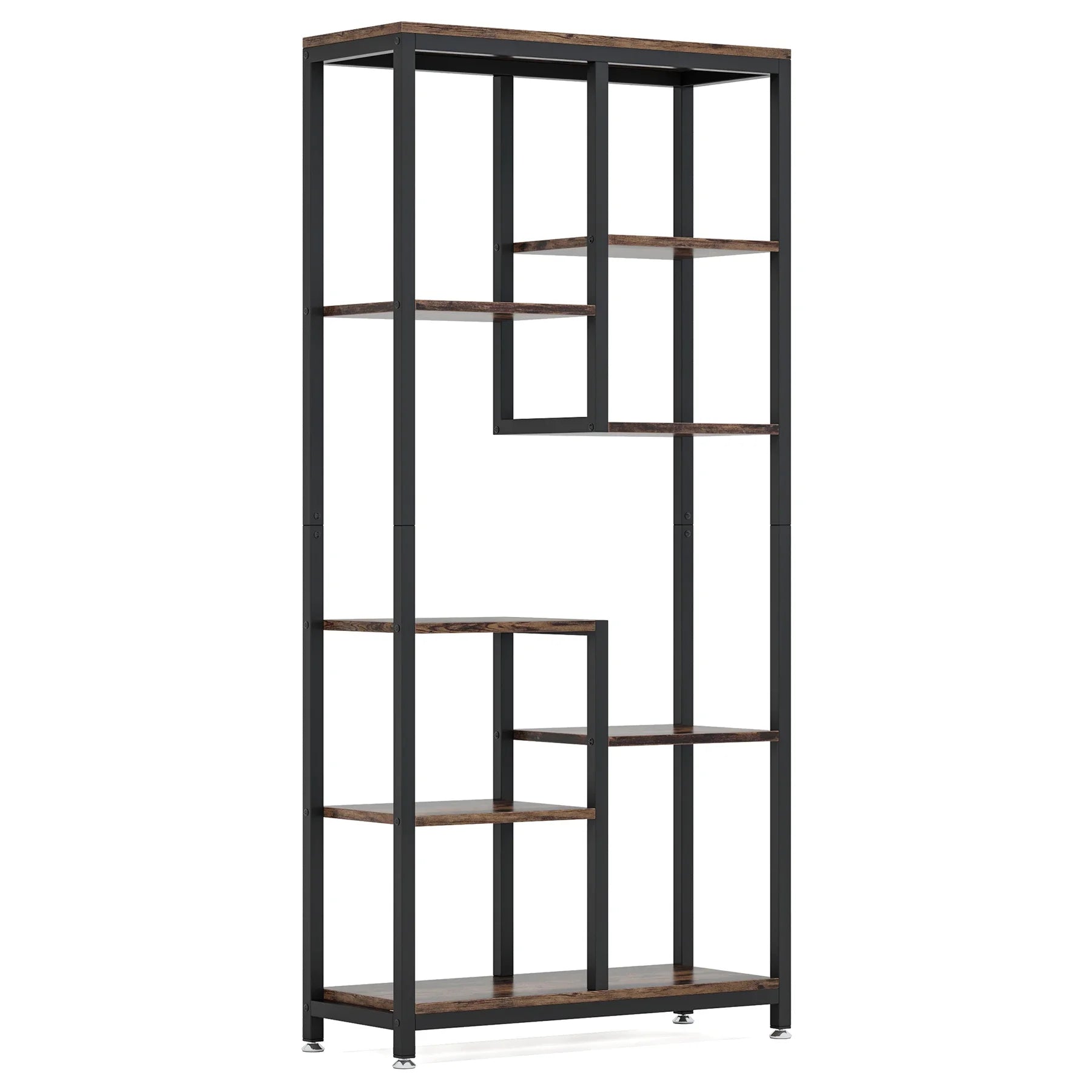 Bookshelf Bookcase, Industrial Open Bookcase Storage IN USA.