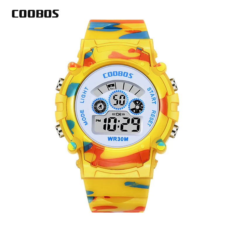 Kids Electronic Watches Color Luminous Dial Life Waterproof in USA