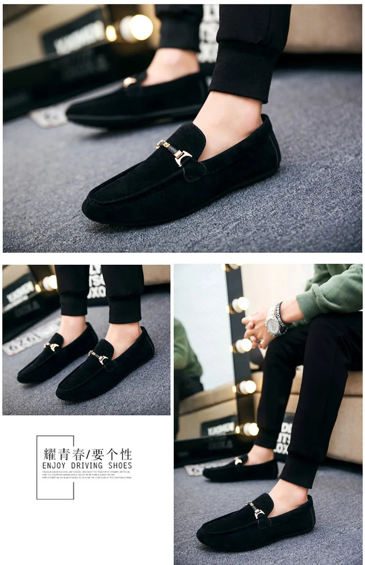 Slip-on Loafers Men Soft Driving Moccasins High Quality in USA