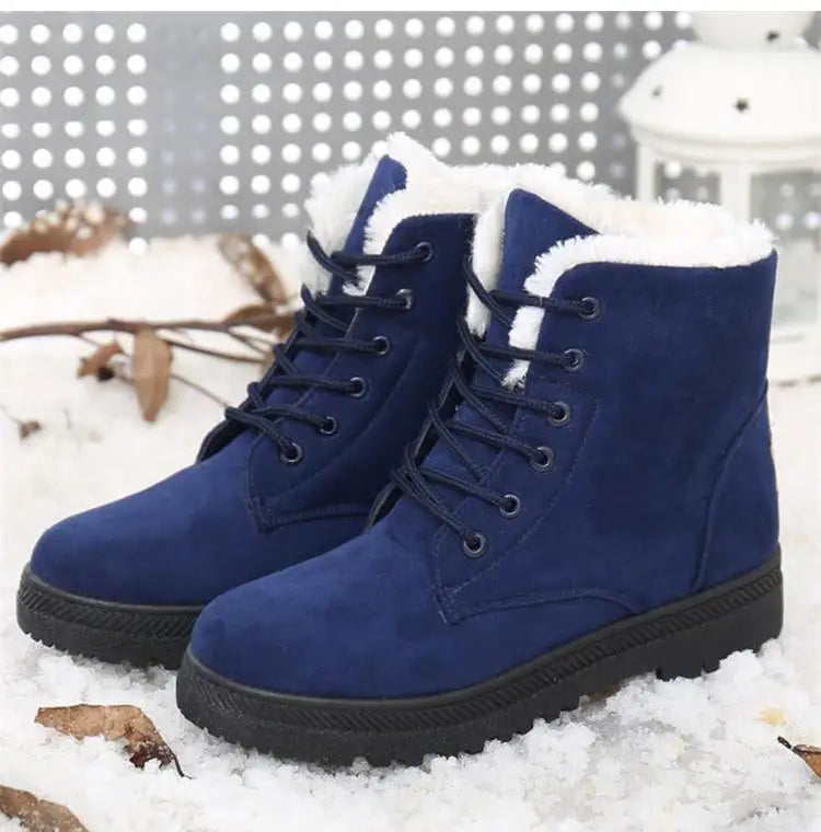 Women Boots Snow Plush Women Shoes Platform Boots in USA