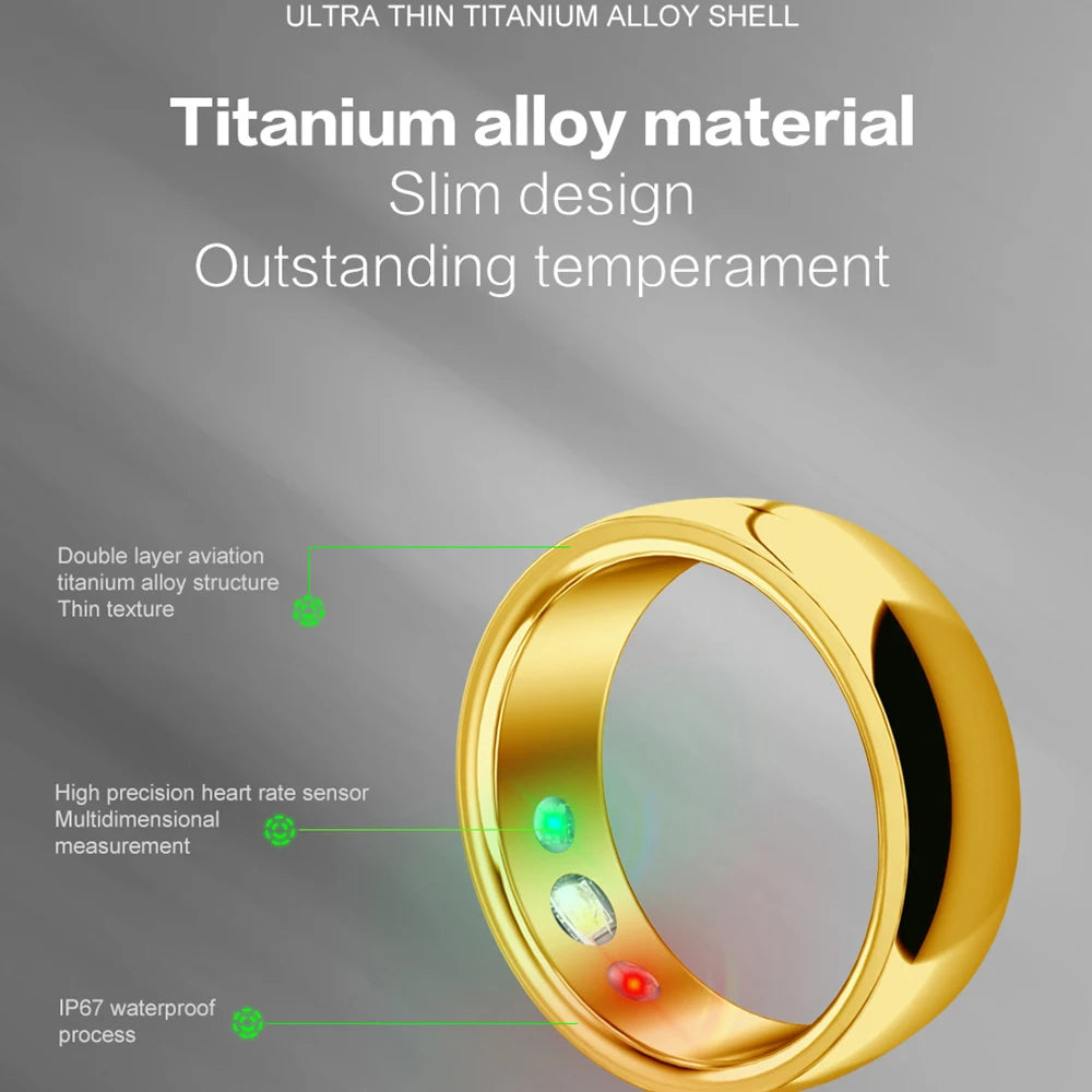 Smart Ring Heart Rate Blood Pressure Blood Oxygen IN USA.