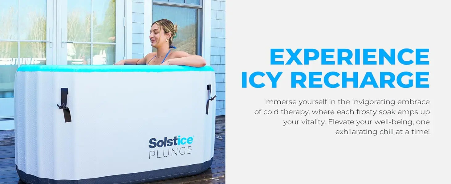 Inflatable Cold Plunge Ice Bath Tub Compatible W/ Water in USA