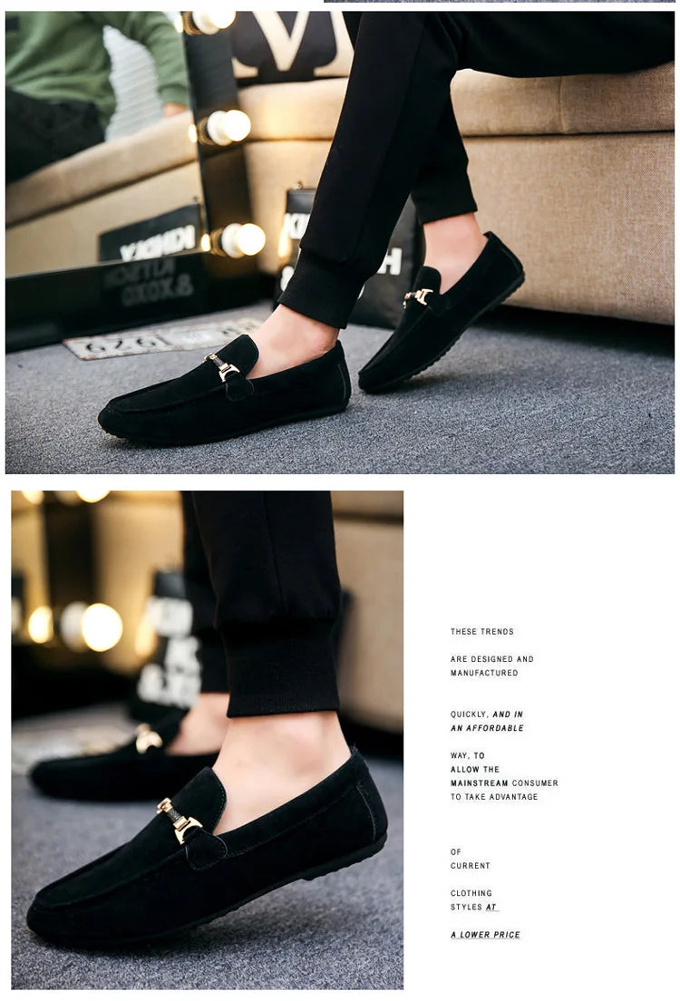 Slip-on Loafers Men Soft Driving Moccasins High Quality in USA