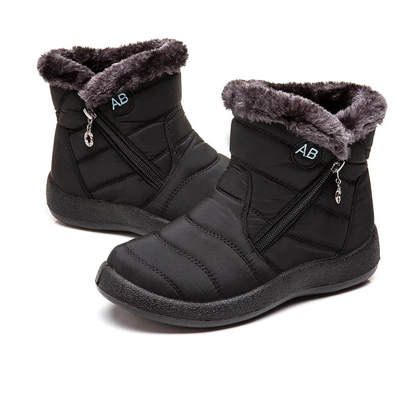 Women's Boots Women's Winter Boots Fur Winter Shoes For Women Ankle Bo