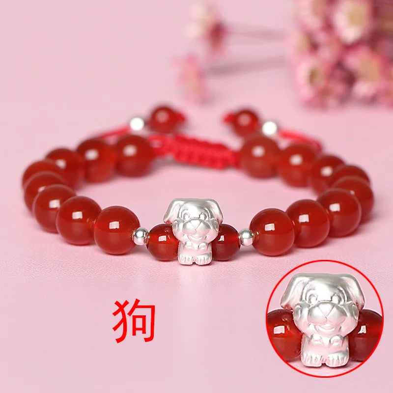 Sterling Silver Red Rope for Women and Men Korean Version in USA.