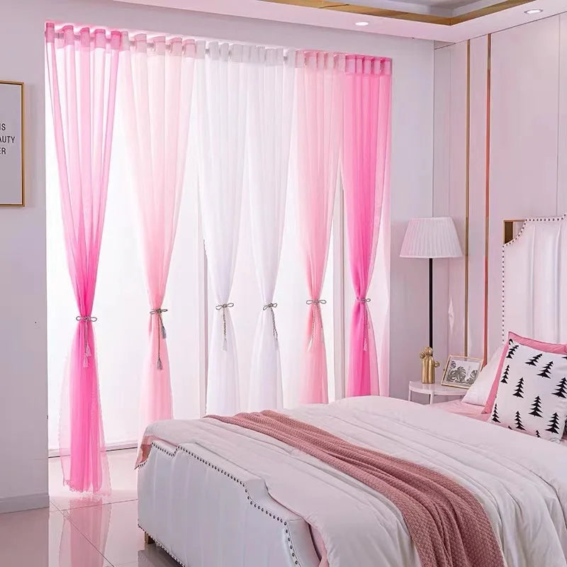 Free Customization Sheer Tulle Curtains Shading IN USA.