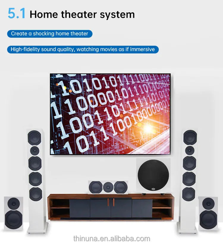 SLIM 10 Hot Selling 5.1 Channel Home Theater System in USA.