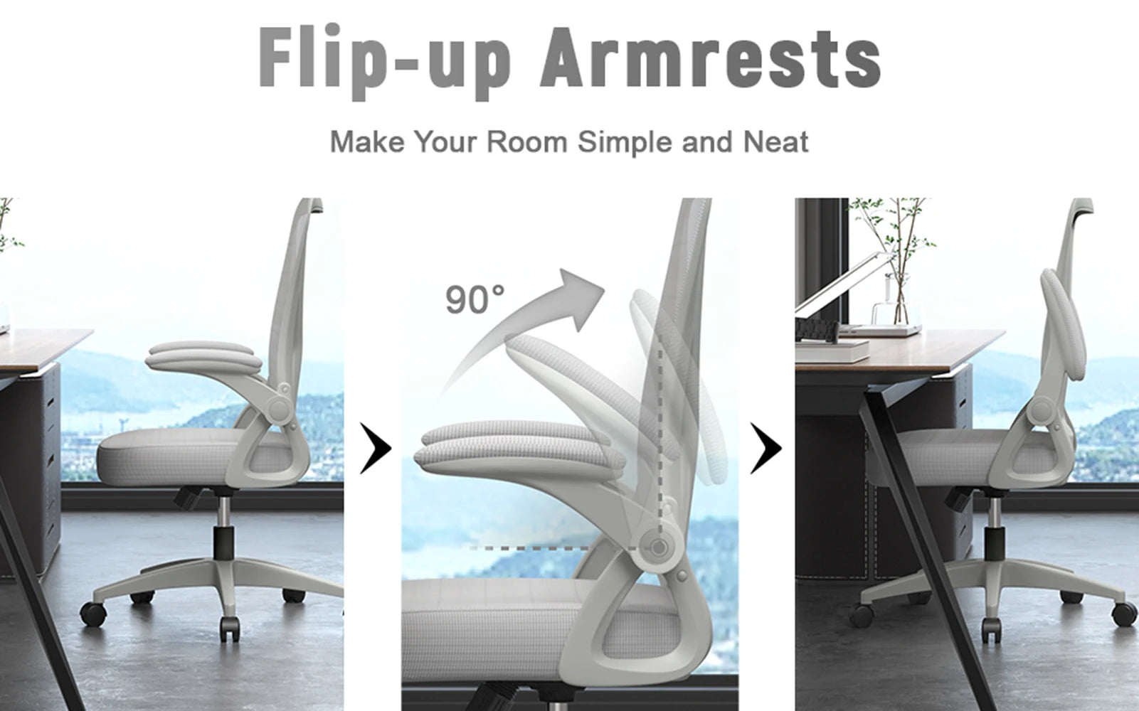 Ergonomic Office Chair with Slide Seat Mesh Seat IN USA.