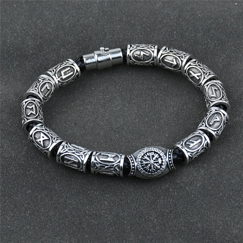 Norse Runic Runes Beads Charm Vikings Accessories Womens Mens in USA