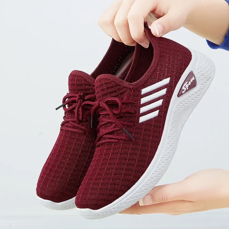 Fashionable Flying Woven Women's Running Shoes in USA