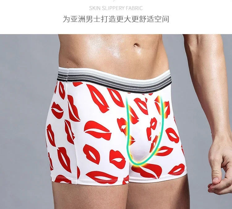 Youth Student Boxer Shorts Breathable Sexy Underwear Men in USA