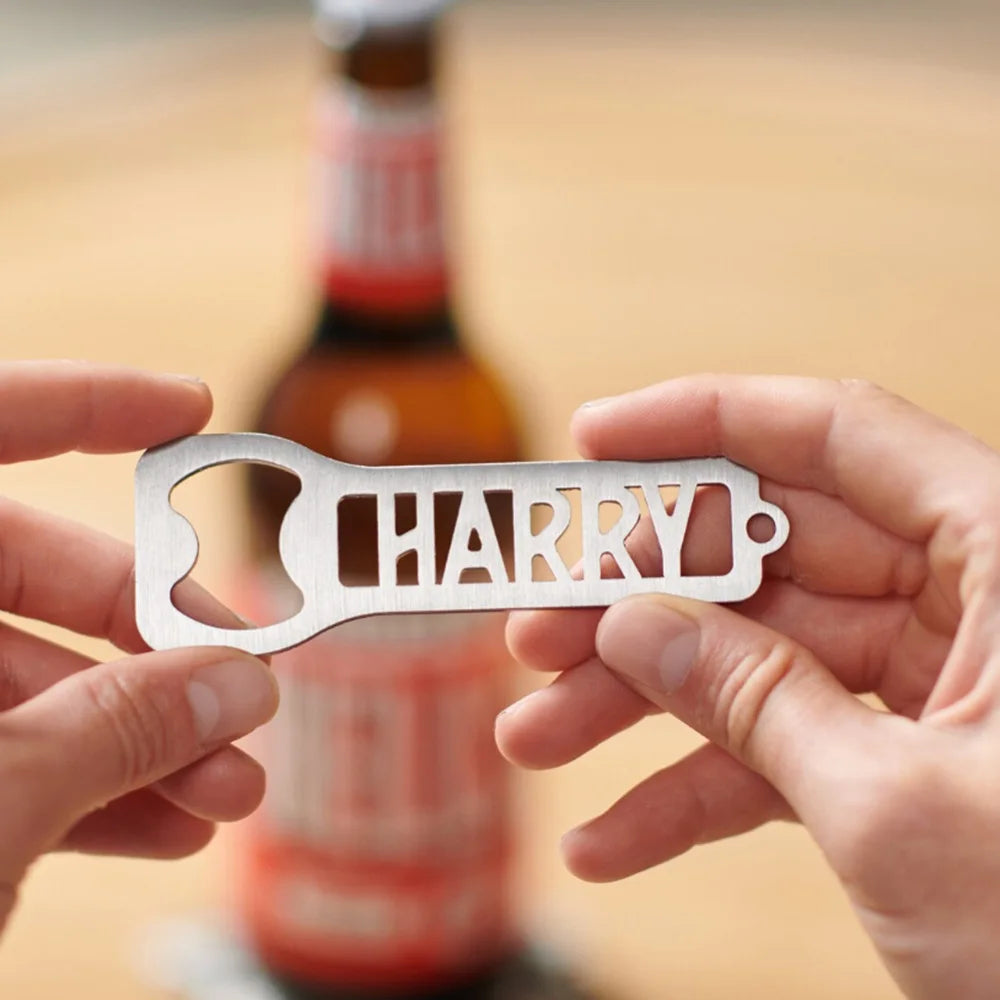 Customized Metal Bottle Opener Stainless Steel Best man in USA