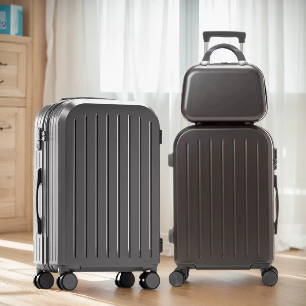 Large Capacity Luggage Set Spinner Wheels Travel Suitcase in USA