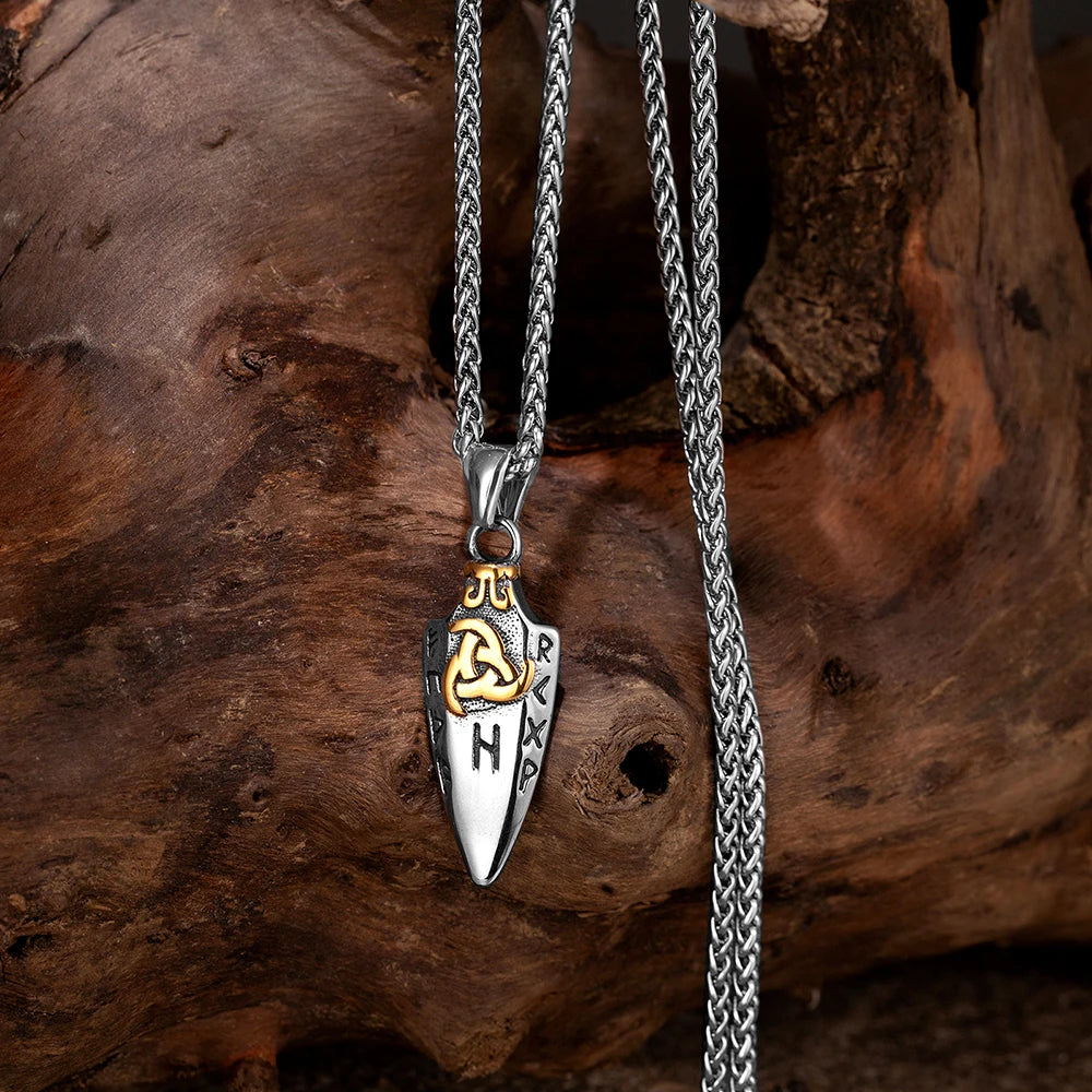 Norse Runes Odin's Spear Gungnir Necklace in USA