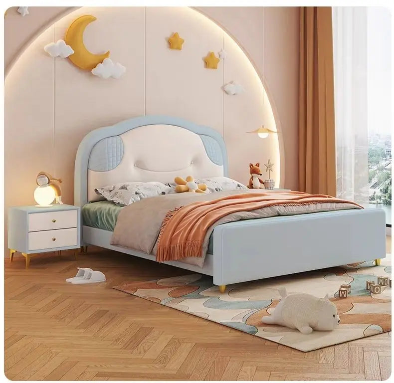 Double Bed Household Single Storage Double Bed Girl Bedroom