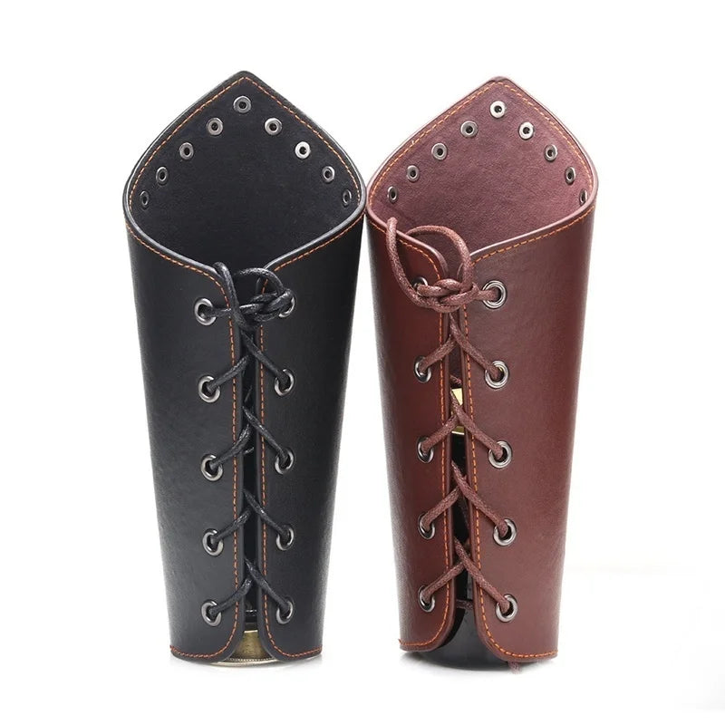 Leather Armor Arm Viking Wristband Bracer in USA