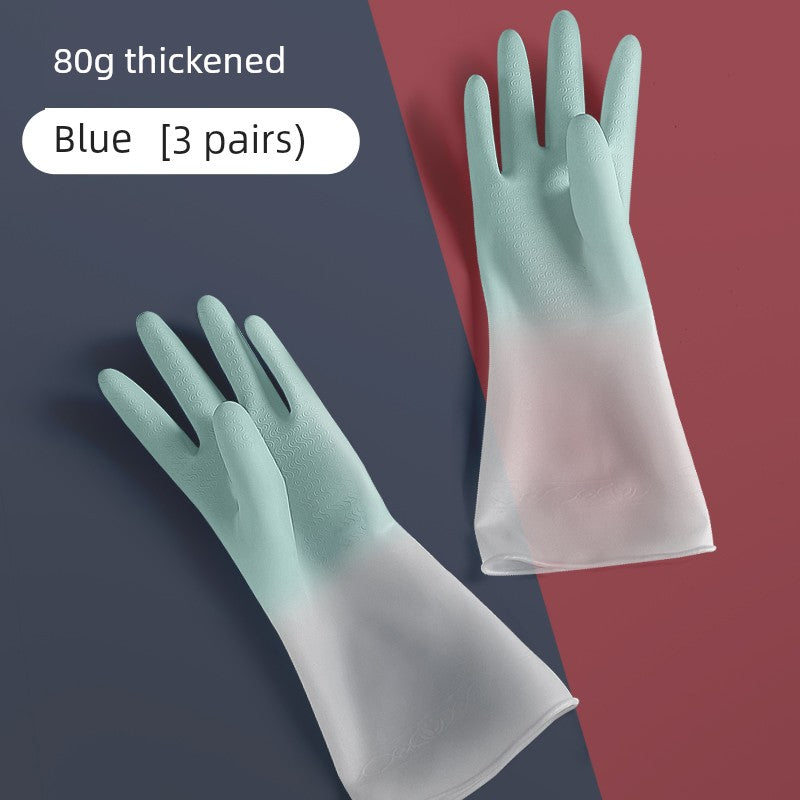 Household Kitchen Clean Abrasion Resistant Dishwashing Gloves in USA.