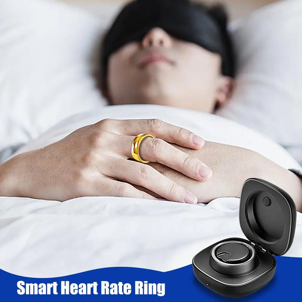 Fitness Tracker Ring With Charging Case Multisport Heart in USA.