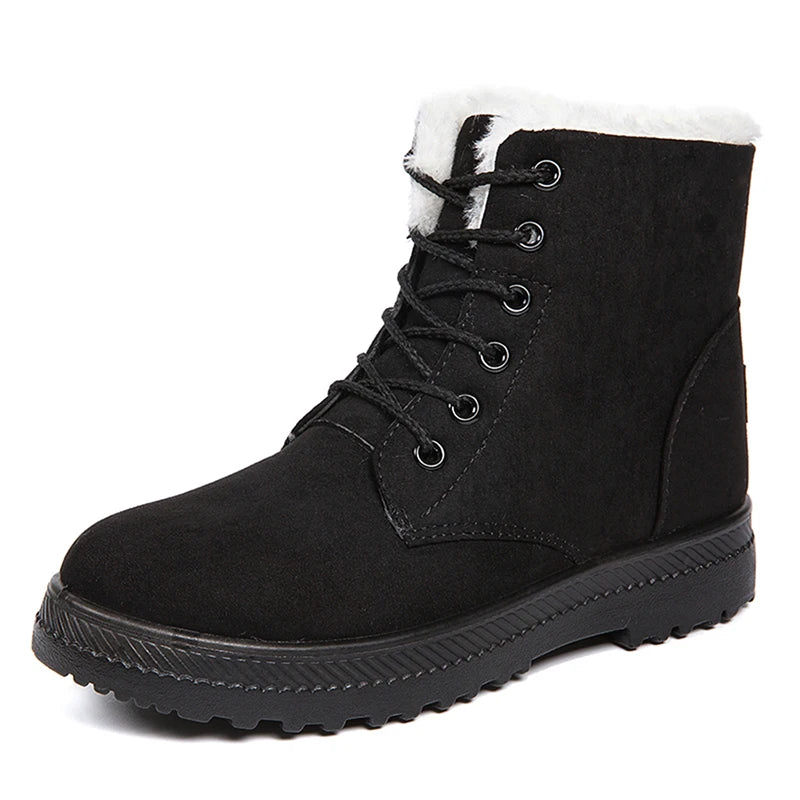 Women Boots Snow Plush Women Shoes Platform Boots in USA