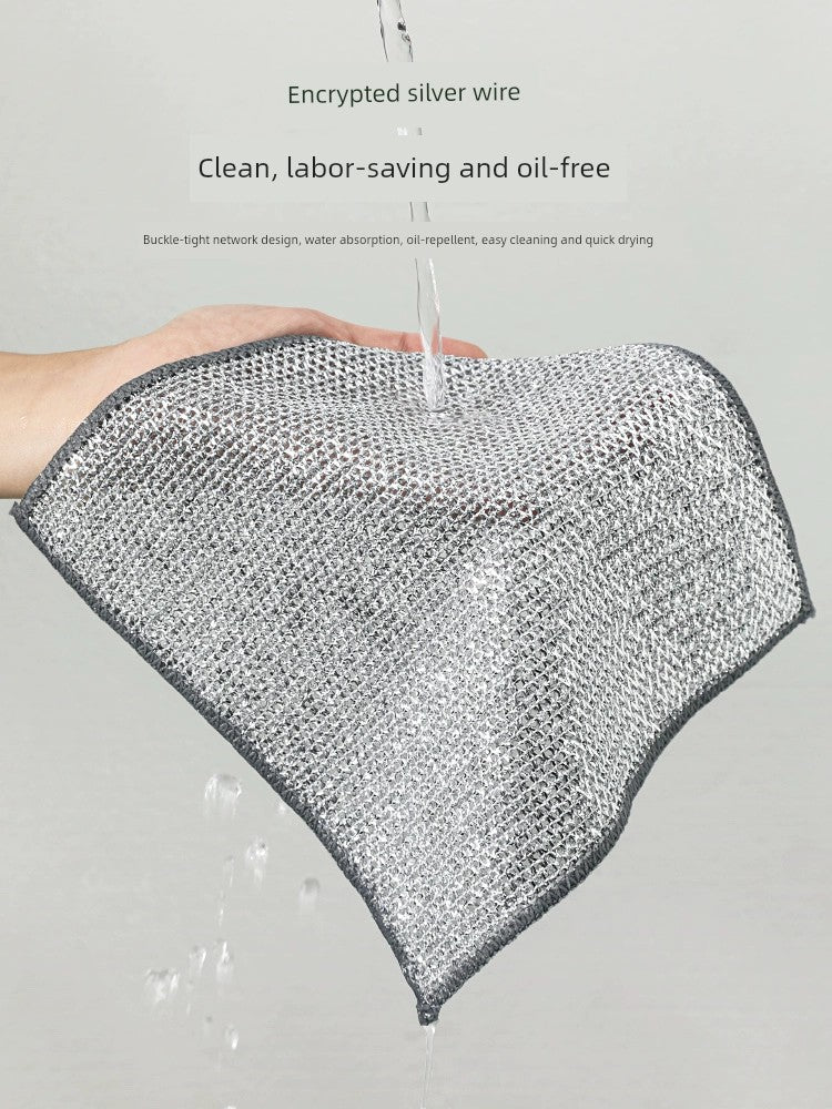 Oil-Free Rag Kitchen Special Double-Sided Steel Wire in USA.