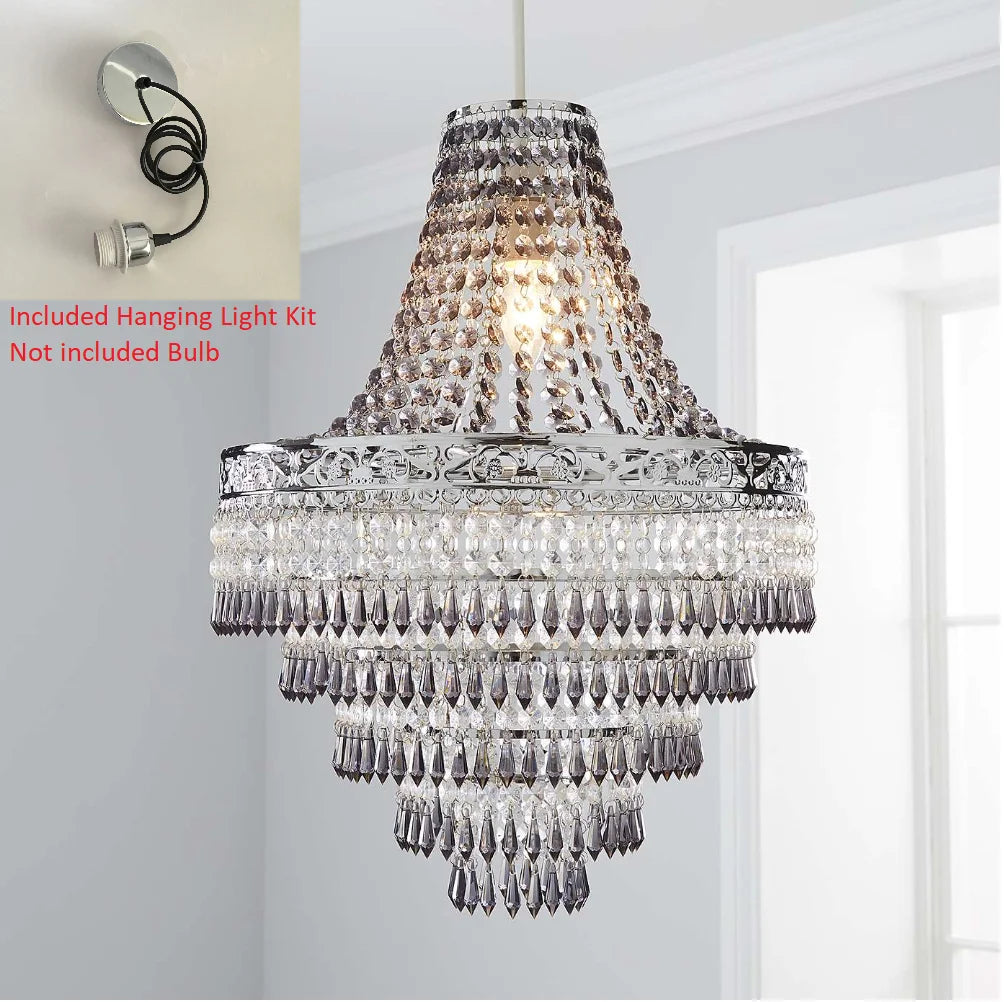 Blenheim Plastic Large Acrylic Chandelier Shade Easy IN USA.