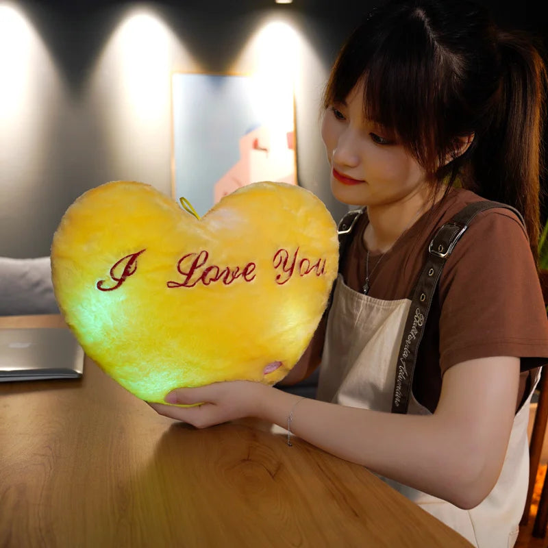 Children Plush Light Heart Toy Soft Present Birthday in USA