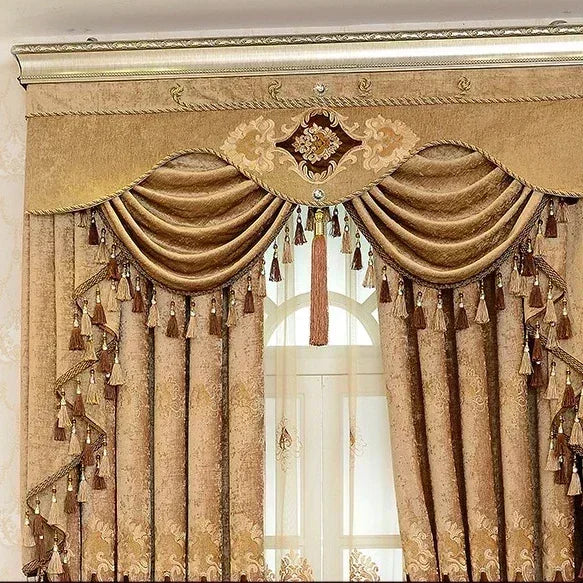 Embroidered Blackout Curtains Living Room Curtains in USA