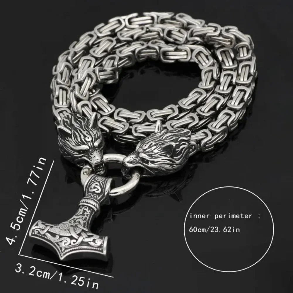 Fashionable Exquisite New Retro Nordic Viking Hammer Pendant in USA