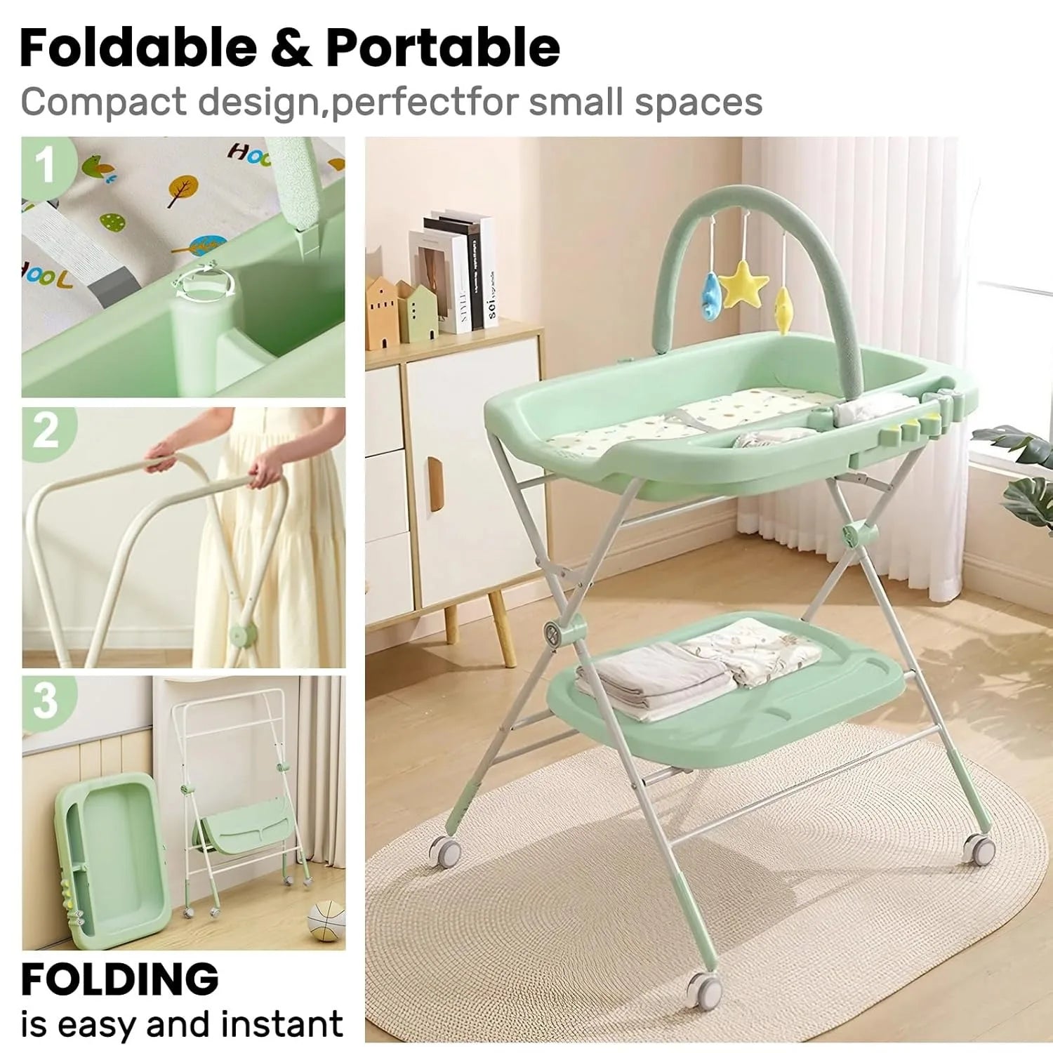 Baby Portable Diaper Changing Table, Folding Diaper Changing in USA