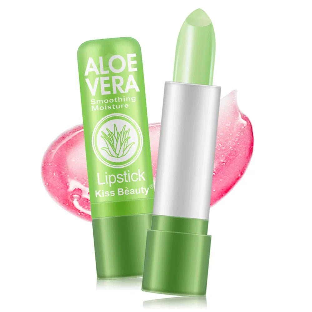 Moisturizing Aloe Vera Lipstick Temperature Color Changing in USA