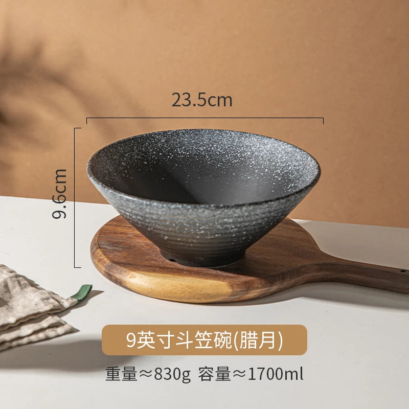 Ceramic Lamian Noodles Bowl Set Home Kitchen with Tableware in USA.