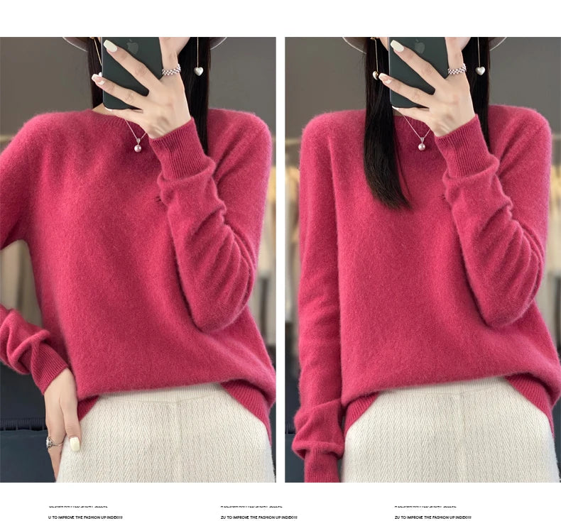 New cashmere sweater women's sweater autumn in USA