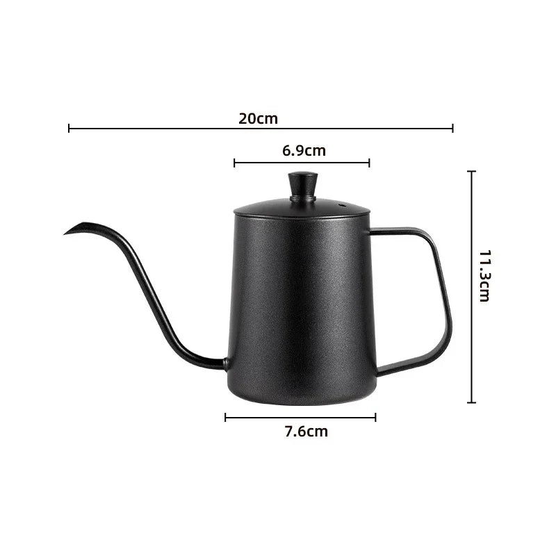 Stainless Hand Drip Coffee Hot Water Pot Gooseneck Kettle in USA.