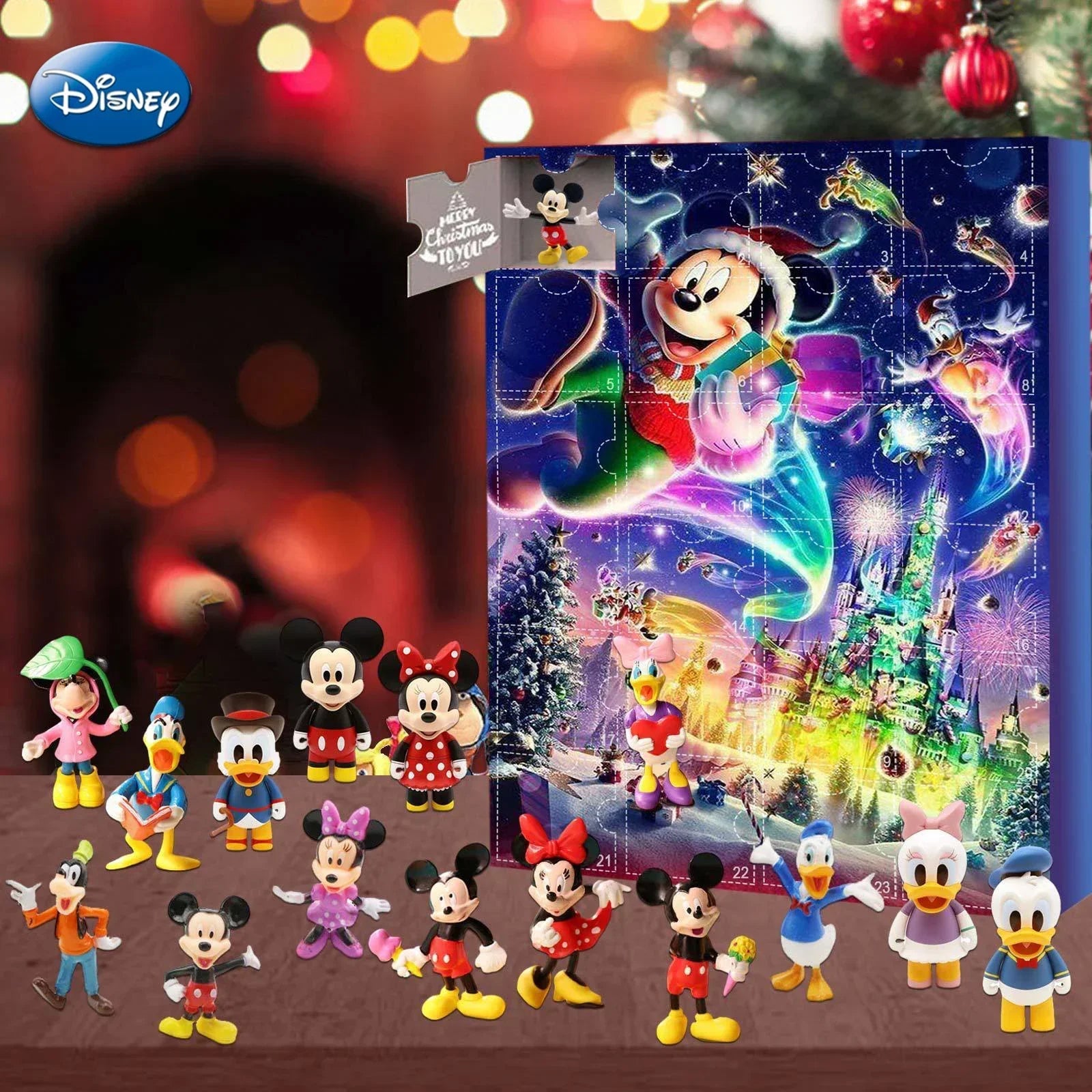 Disney Anime Lilo and Stitch Christmas Advent Calendar Box