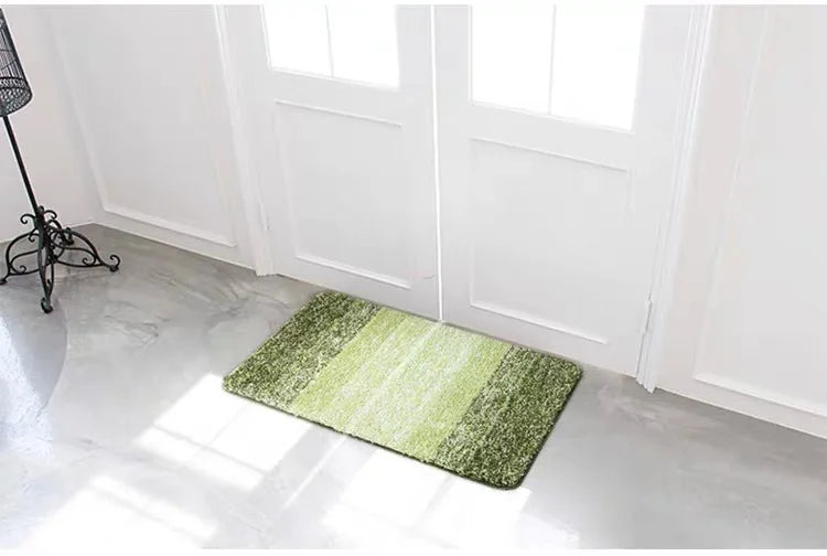 Bathroom Rugs Mat Simple Home Flocking Carpet Extra Soft in USA.