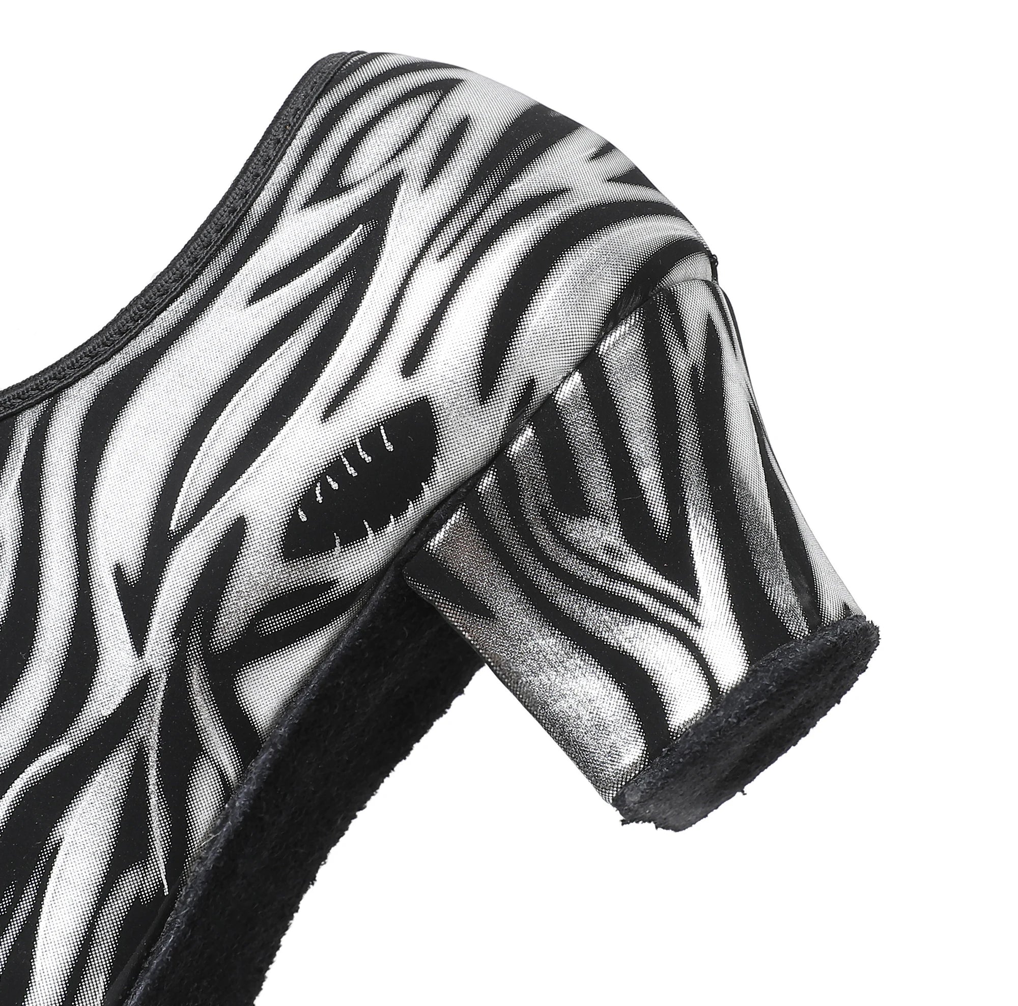 Ladies' Indoor Zebra Pattern Dance Shoes in USA