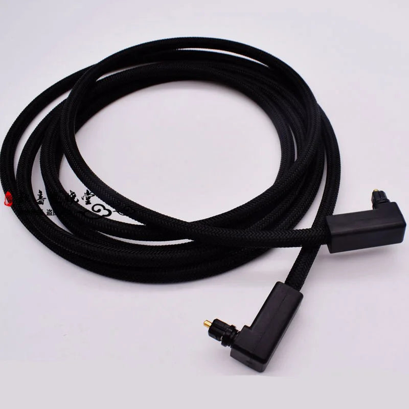 Degree Digital Optical Audio Cable Right Angle Toslink IN USA.